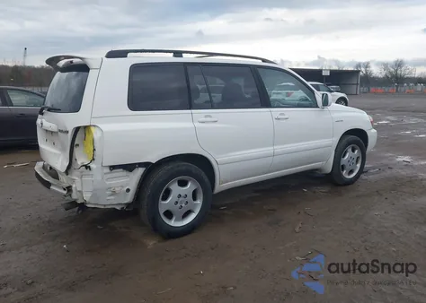 2004 Toyota Highlander Limited V6 from USA, damaged, VIN JTEEP21A040048443